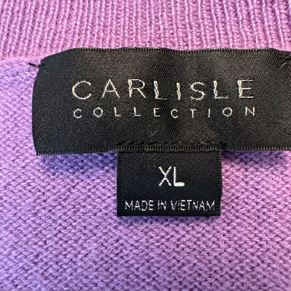 Carlisle Collection purple/grey/pink soft cashmere sweater. Excellent condition - Picture 6 of 7